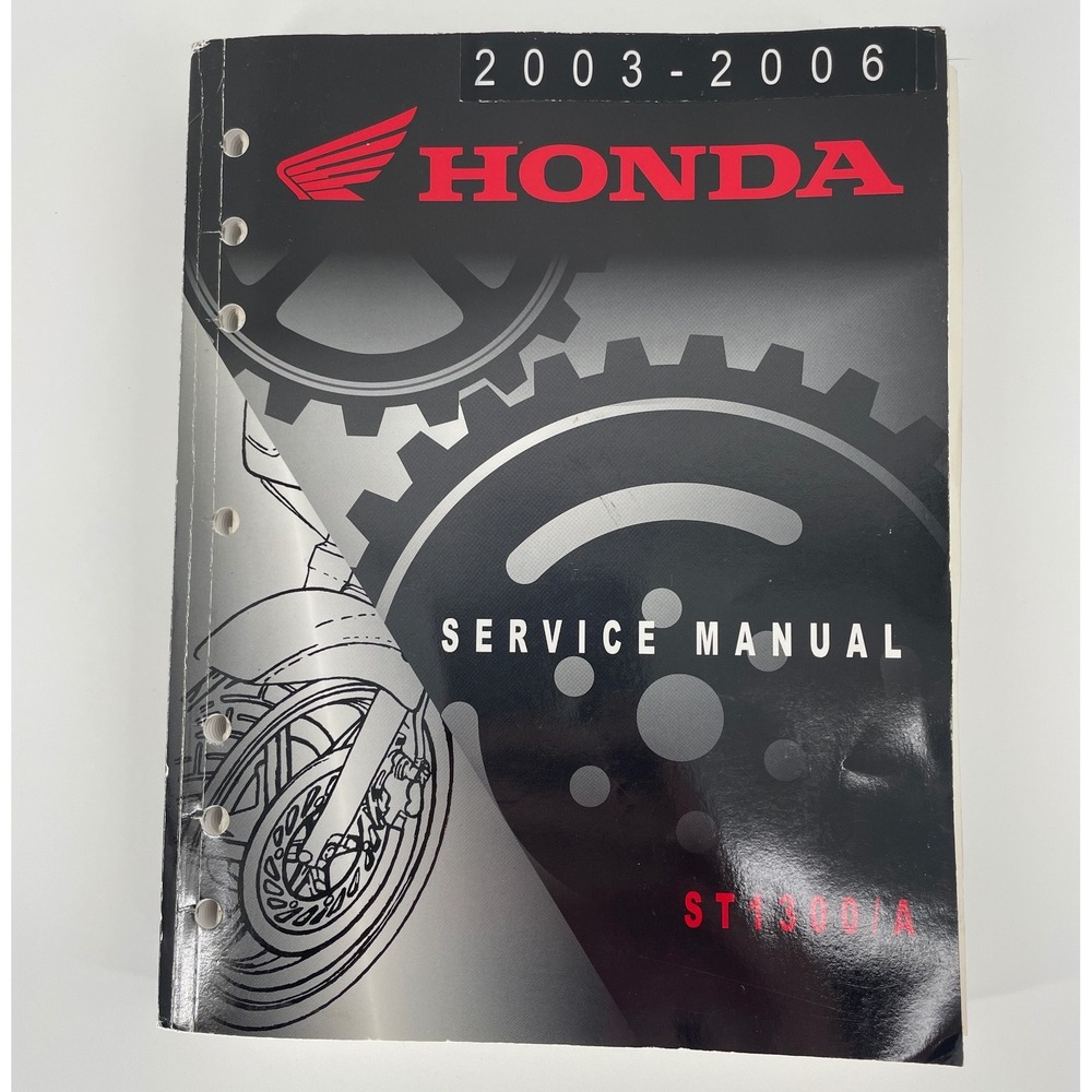 Honda Service Manual 2003-2006 ST1300/A OS Black Excellent Repair Guide